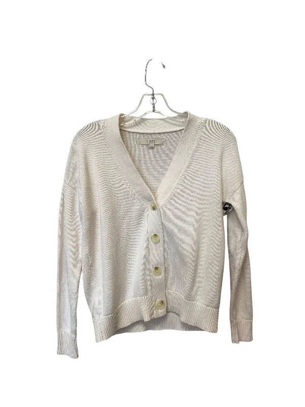 Cardigan By Loft In White, Size: S