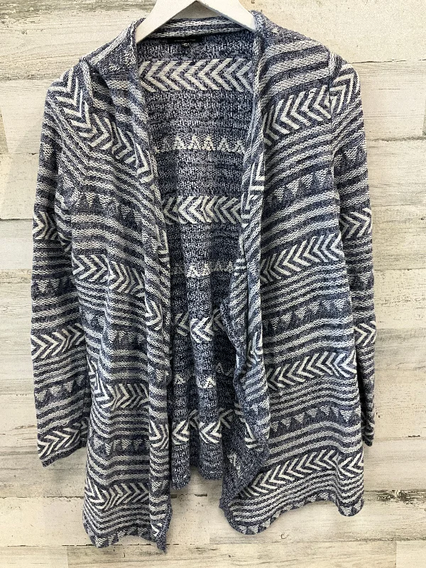 Cardigan By Lucky Brand In Blue, Size: M