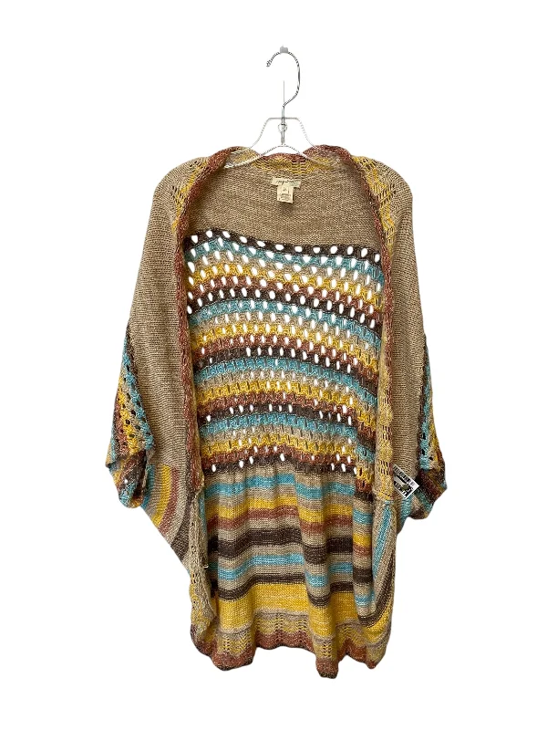 Cardigan By Mystree In Multi-colored, Size: Osfm