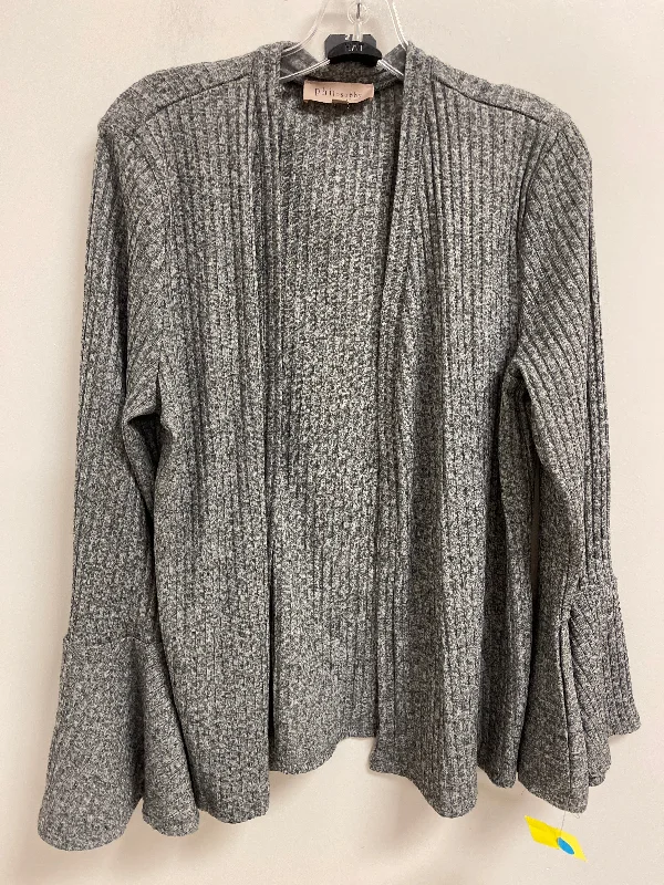 Cardigan By Philosophy In Grey, Size: Xl