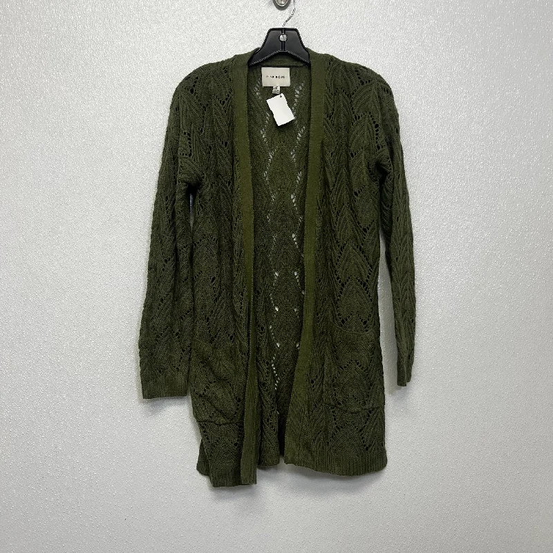 Cardigan By Pink Rose In Olive, Size: M