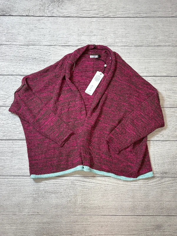 New! Sweater Cardigan By Jacket & Plover In Pink, Size: Xl