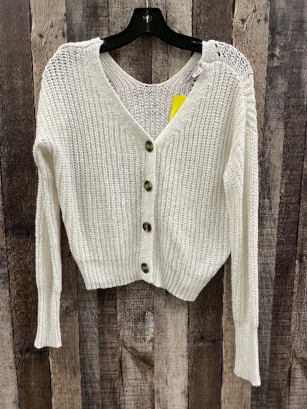 Sweater Cardigan By Cme In White, Size: M