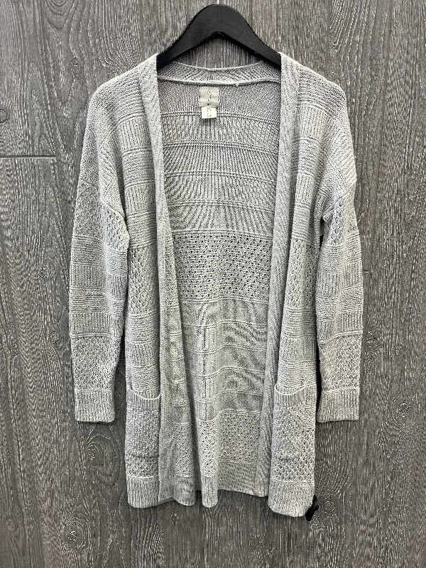 Sweater Cardigan By Joie In Grey, Size: S