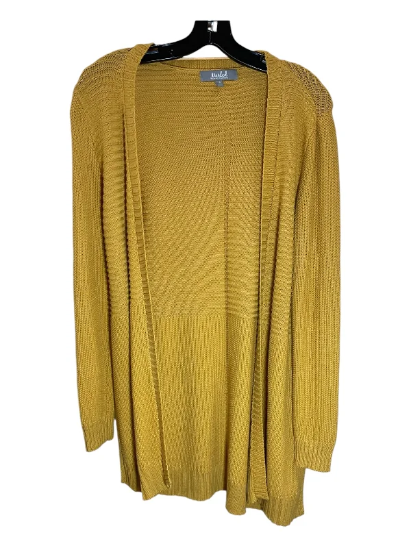 Sweater Cardigan By Marled In Yellow, Size: S