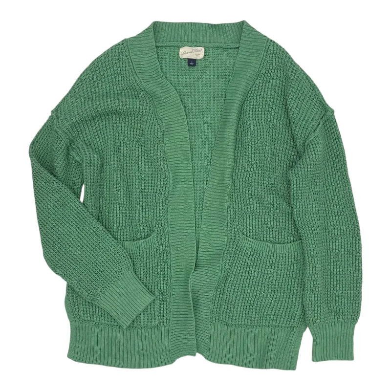 Sweater Cardigan By Universal Thread In Green, Size:S