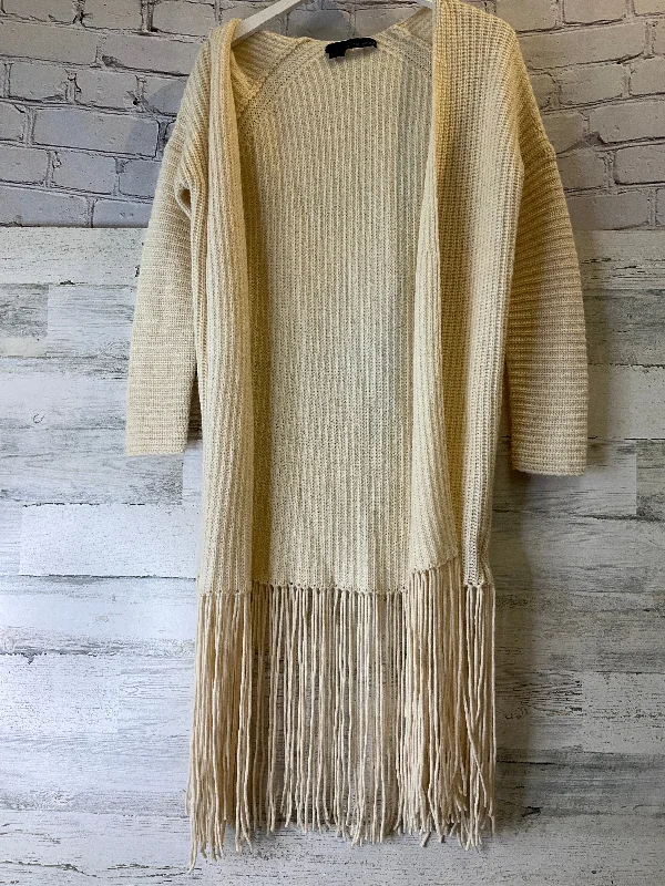 Sweater Cardigan Cashmere By 360cashmere In Cream, Size: Xs