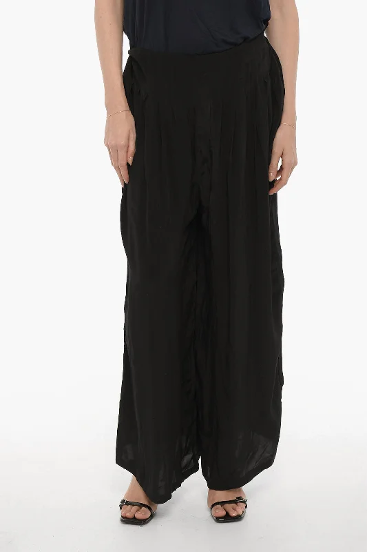 AllSaints Sheer Fabric HEZZY Pants with Drawstring Waist