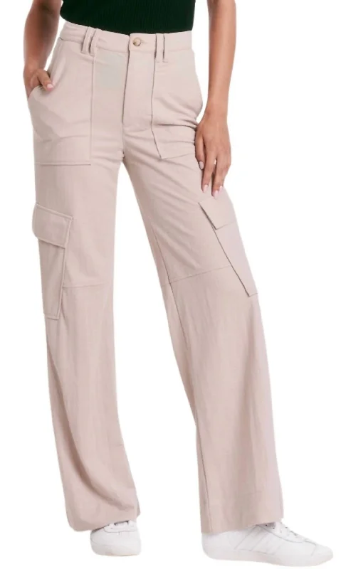 Cairo Cargo Pants In Moonstone