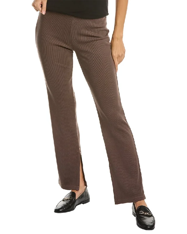 LANSTON Slit Straight Leg Pant