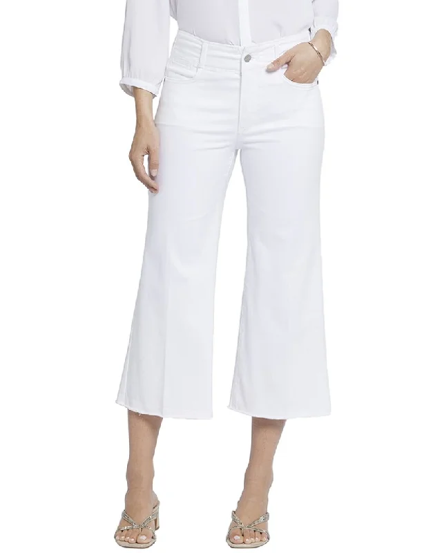 NYDJ Brigitte Optic White Wide Leg Jean