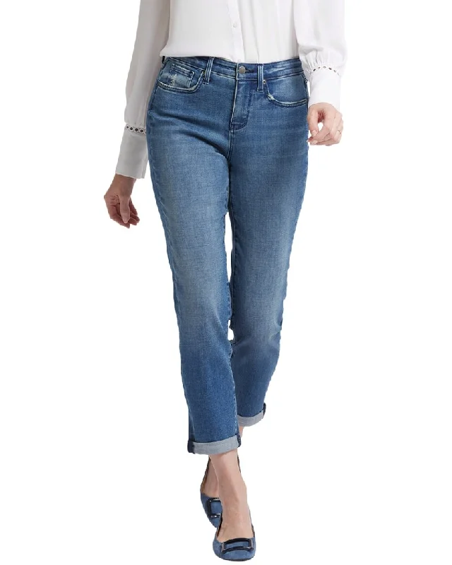 NYDJ Margot Cascade Wave Girlfriend Jean