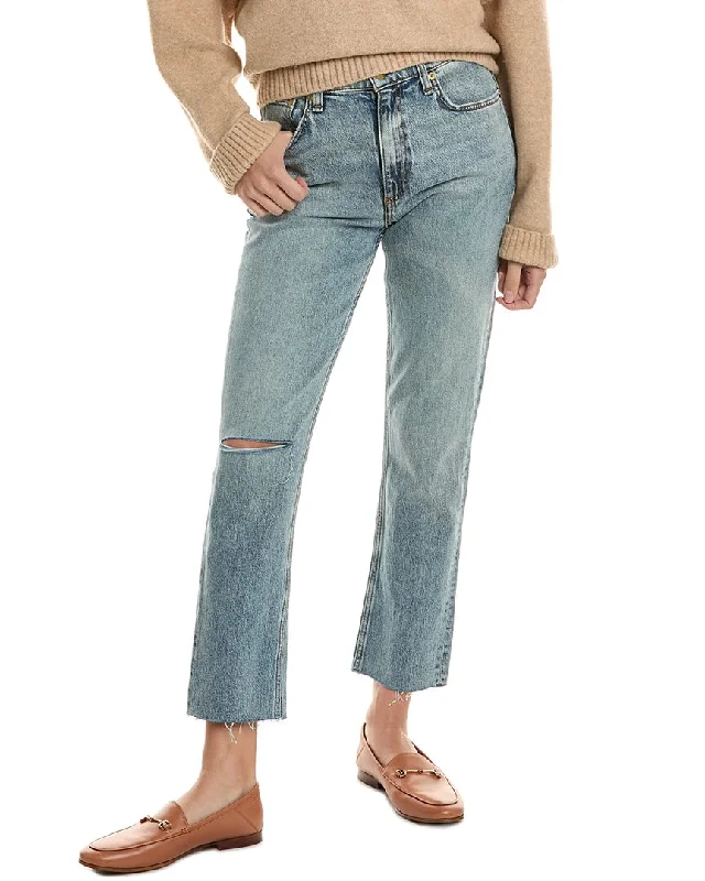 rag & bone Wren High-Rise Slim Straight Leg Jean