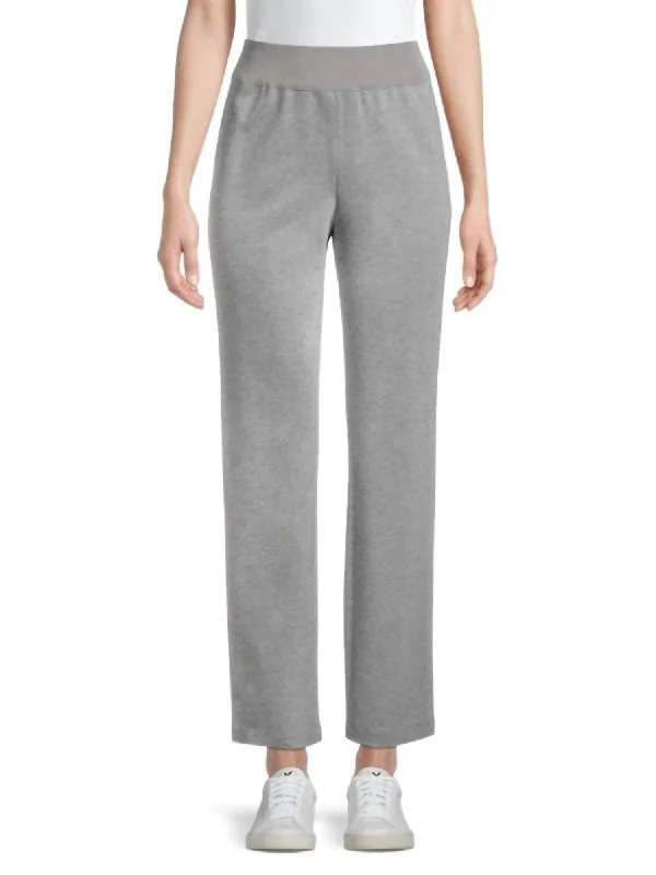 Remsen Slim Fit Pants In Nickel Melange