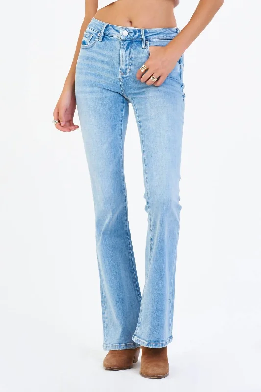 Rosa High Rise Flare Jean In Portmore