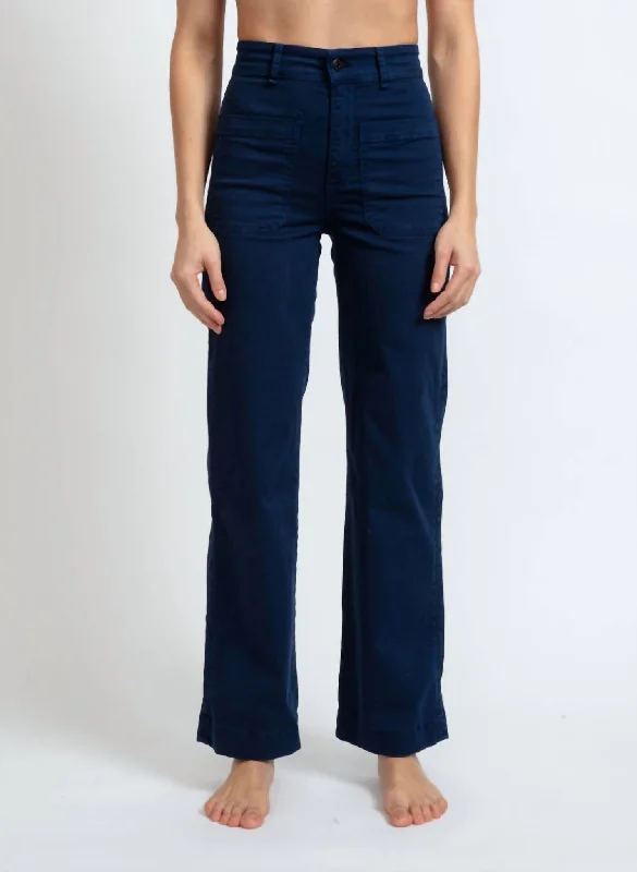 Sailor Twill Pant In Navy