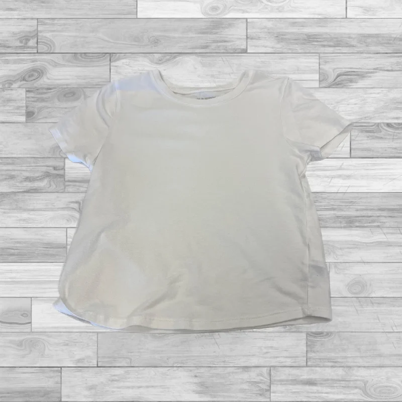 Top Short Sleeve Basic By Old Navy In White, Size: Xs