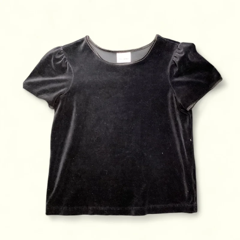 Top Short Sleeve By Clothes Mentor In Black, Size: S