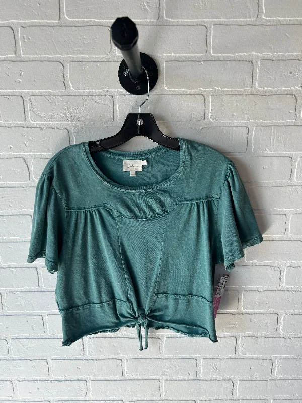 Top Short Sleeve By Clothes Mentor In Green, Size: Xl