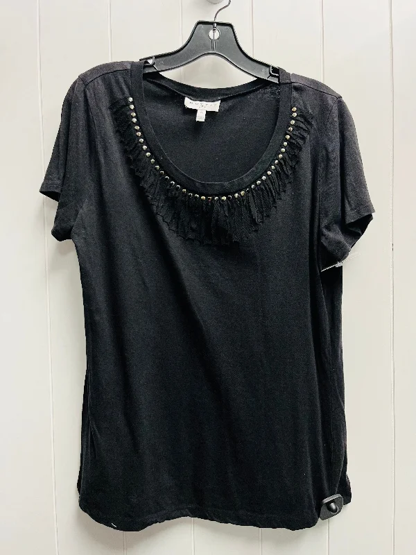 Top Short Sleeve By OUTFIT In Black, Size: Xl