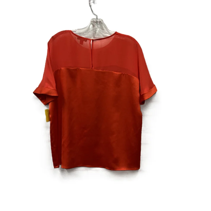 Top Short Sleeve By Vince Camuto In Red, Size: M