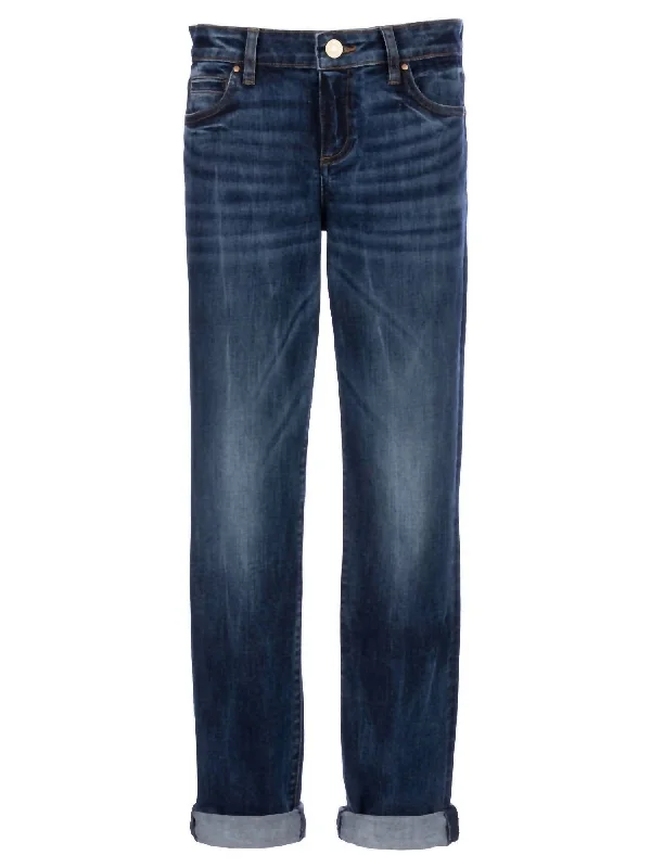 Women's Catherine Boyfriend Jeans In Dark Indigo Wash